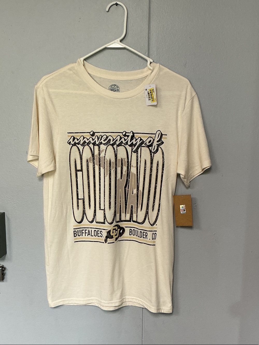 Rivalry Threads University of Colorado Graphic Tee - Cream